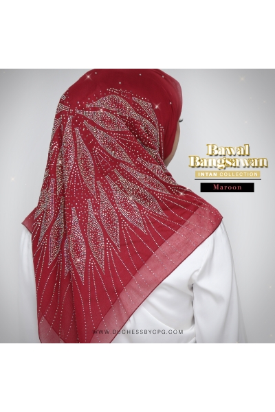 BAWAL BANGSAWAN LUXE INTAN - MEROON